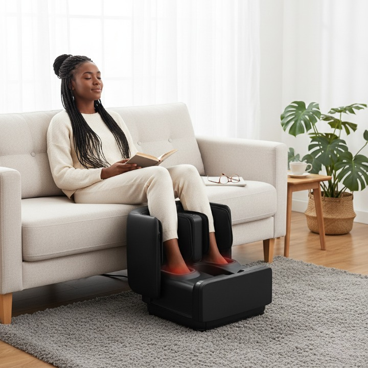 מכשיר עיסוי עות'מאני OTToman - עם 5 פונקציות + חימום - להקלה מיידית בכאבי צוואר וגב