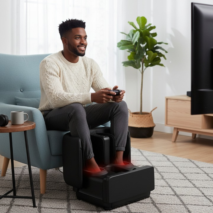 מכשיר עיסוי עות'מאני OTToman - עם 5 פונקציות + חימום - להקלה מיידית בכאבי צוואר וגב