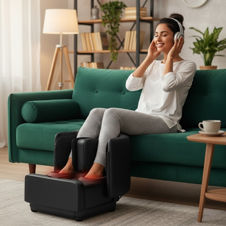 מכשיר עיסוי עות'מאני OTToman - עם 5 פונקציות + חימום - להקלה מיידית בכאבי צוואר וגב