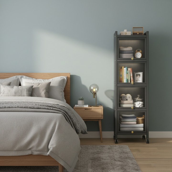 ארון אחסון צר 5 קומות (152*36*40 ס"מ) דגם מארסיי