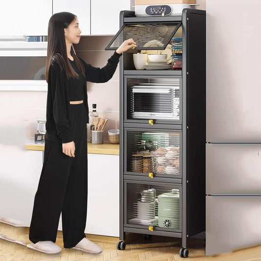 ארון אחסון צר 5 קומות (152*36*40 ס"מ) דגם מארסיי