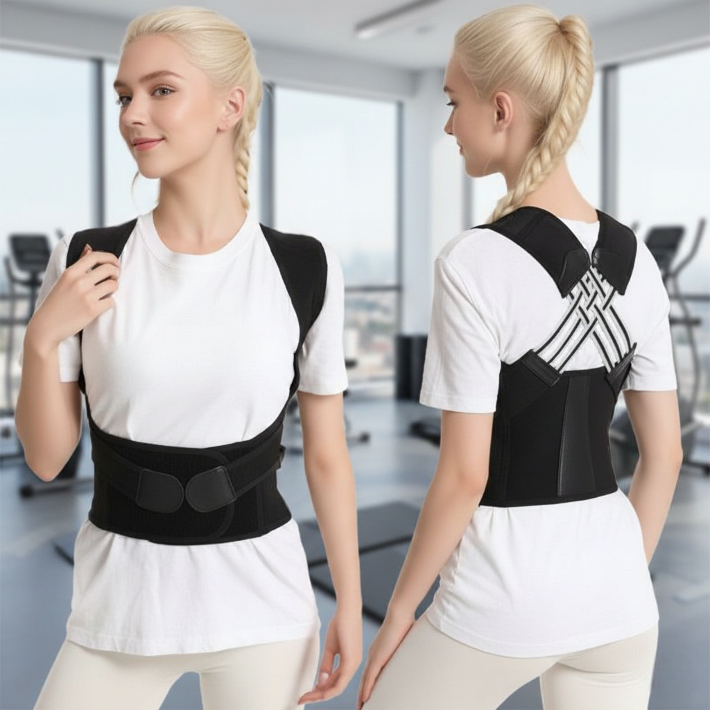 חגורת גב וכתפיים לתיקון היציבה