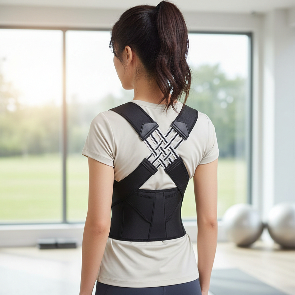חגורת גב וכתפיים לתיקון היציבה