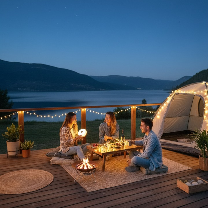 GLOWOW- מנורה המושלמת לטיולים סולראי ונטען 