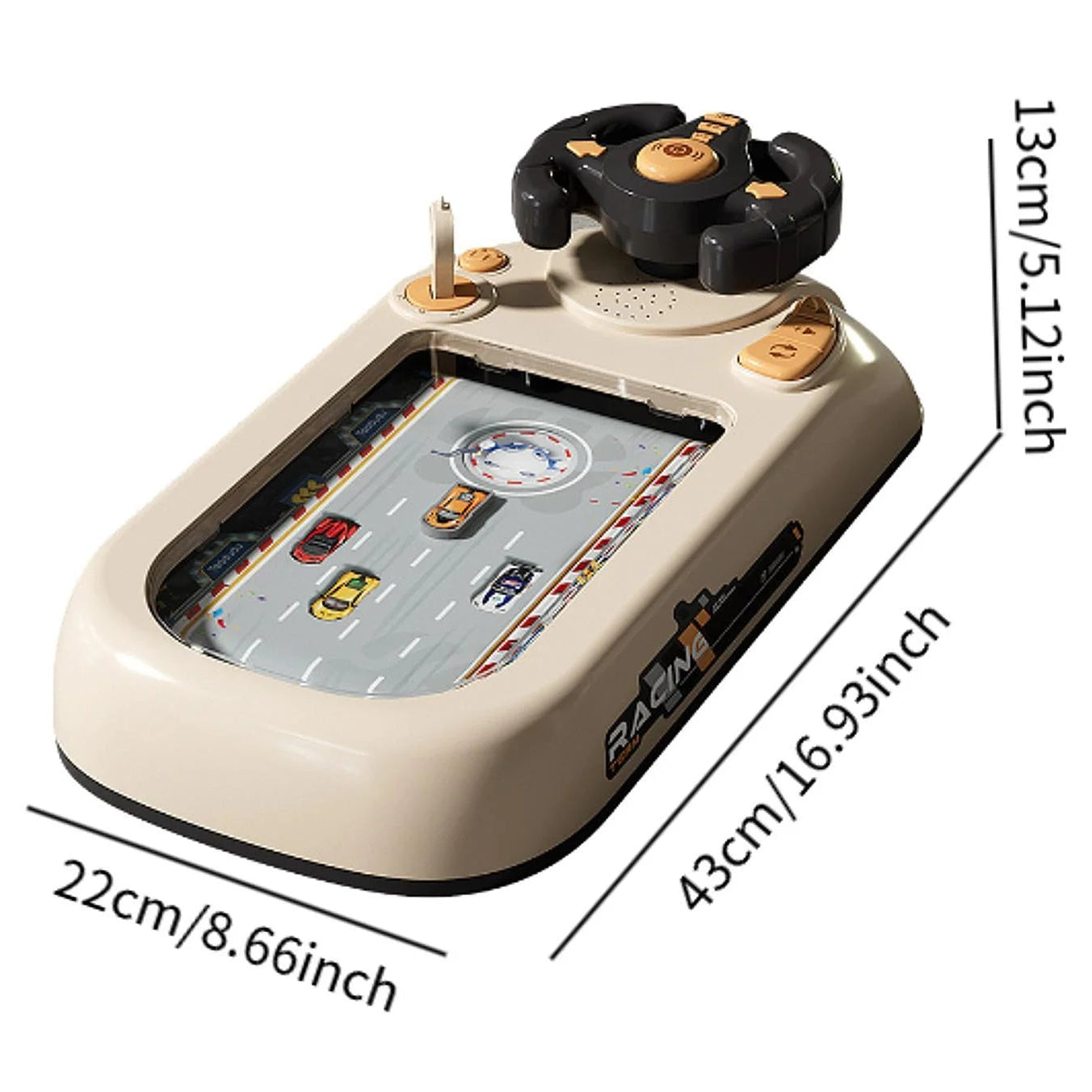 משחק נהיגה חדשני לילדים כולל מוזיקה