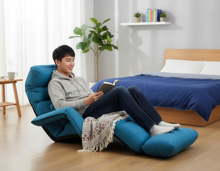 מיטה מתקפלת עם 6 מצבים מתכוונים, עם משנת