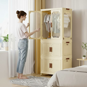 ארון תלייה חדשני מפלסטיק עם גלגלים דגם EazyBox (156*68.5*43 ס"מ)