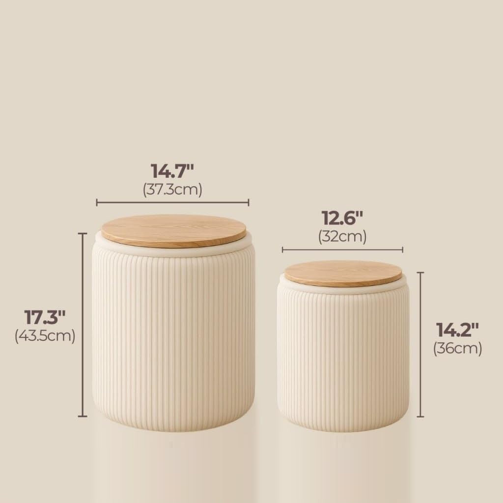 זוג משענות רב תכליתיות מרופדות ,הנוחות שתמיד רציתם בבית (צבע מוקה)