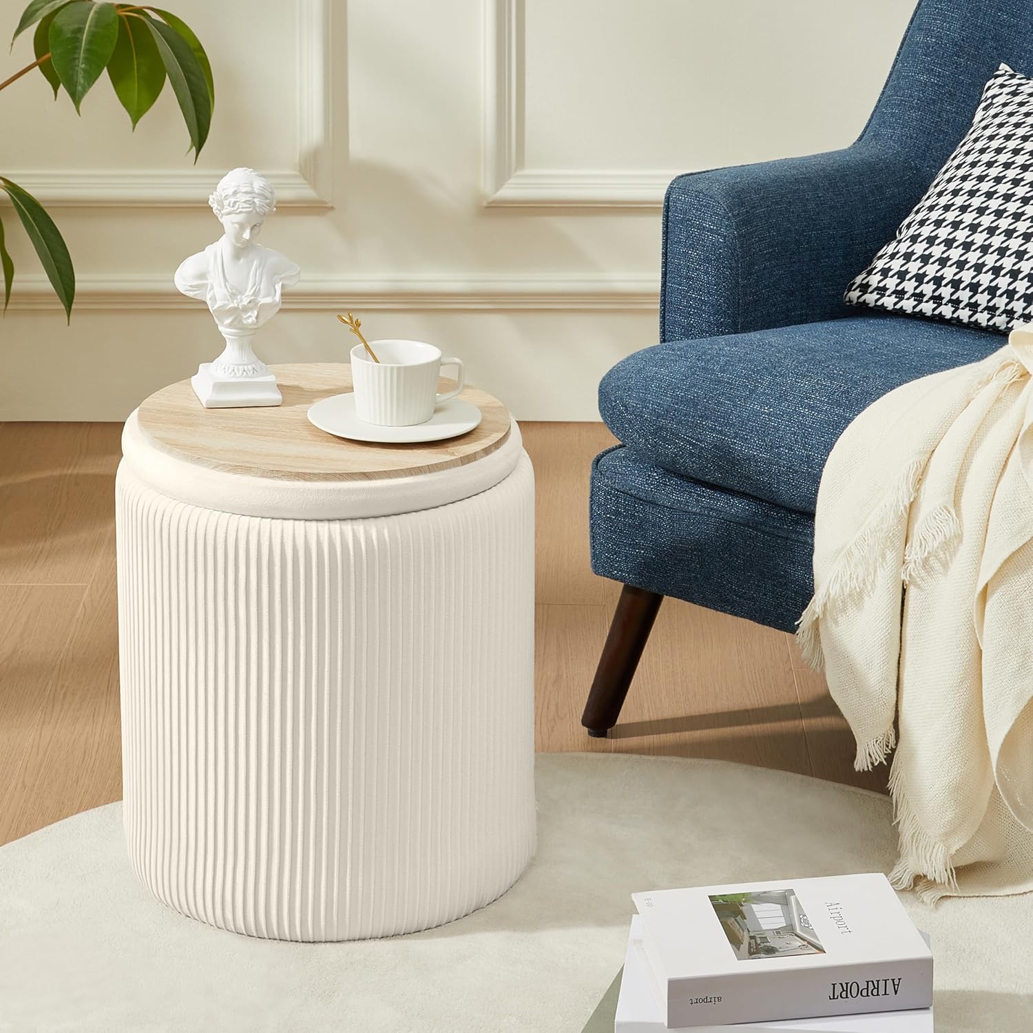 זוג משענות רב תכליתיות מרופדות ,הנוחות שתמיד רציתם בבית (צבע מוקה)