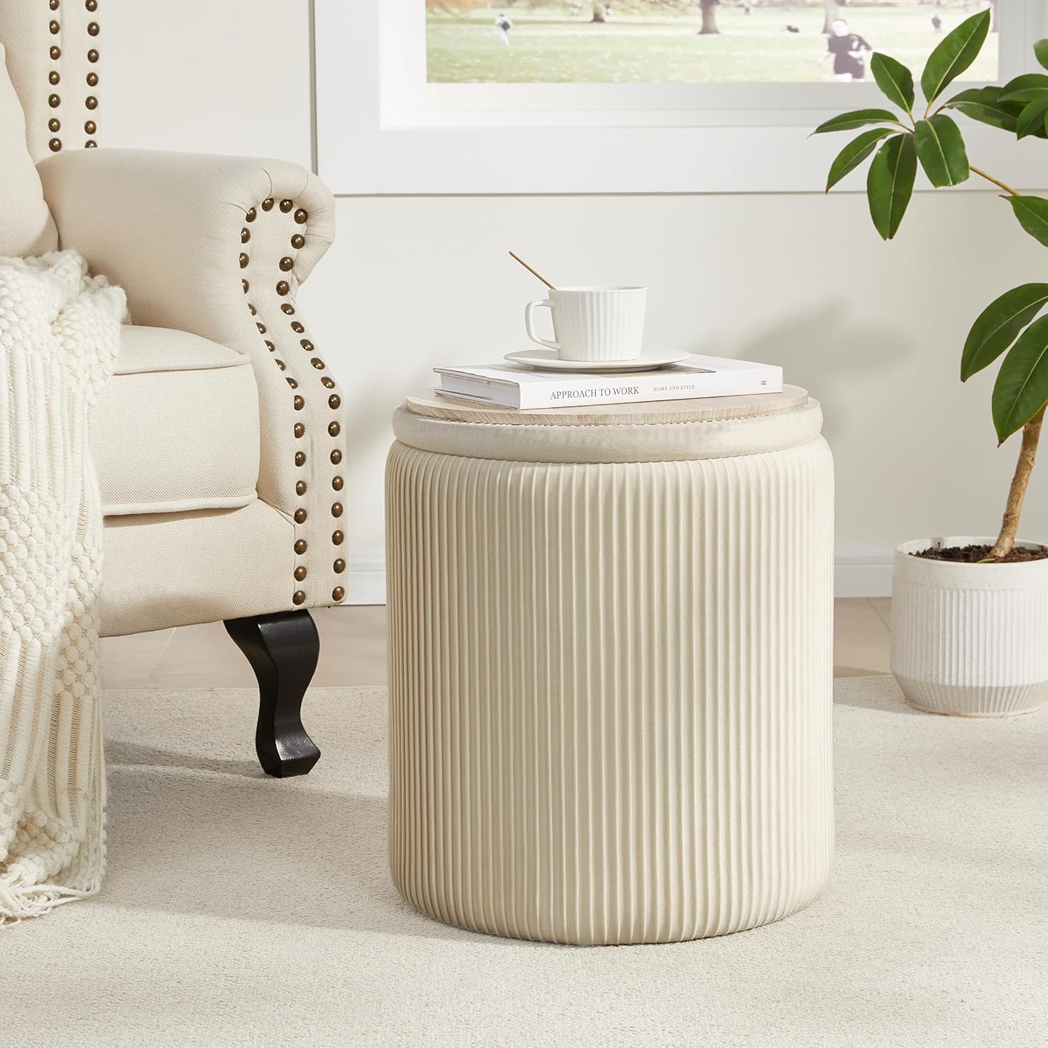 זוג משענות רב תכליתיות מרופדות ,הנוחות שתמיד רציתם בבית (צבע מוקה)