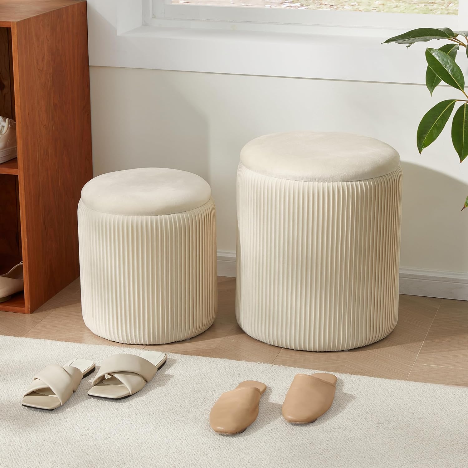 זוג משענות רב תכליתיות מרופדות ,הנוחות שתמיד רציתם בבית (צבע מוקה)