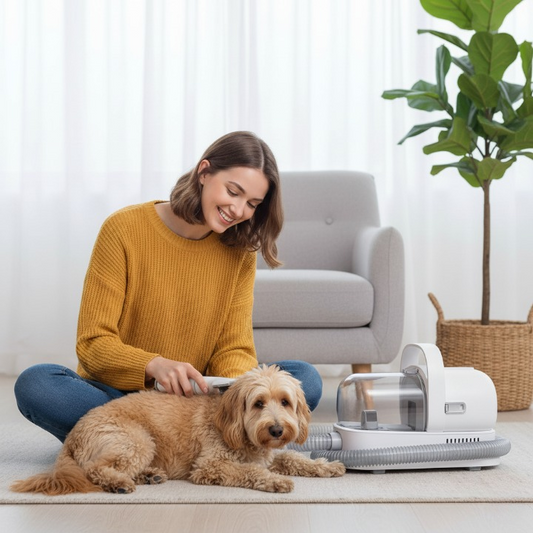 ערכת הואקום מקצועית לטיפוח חיות מחמד