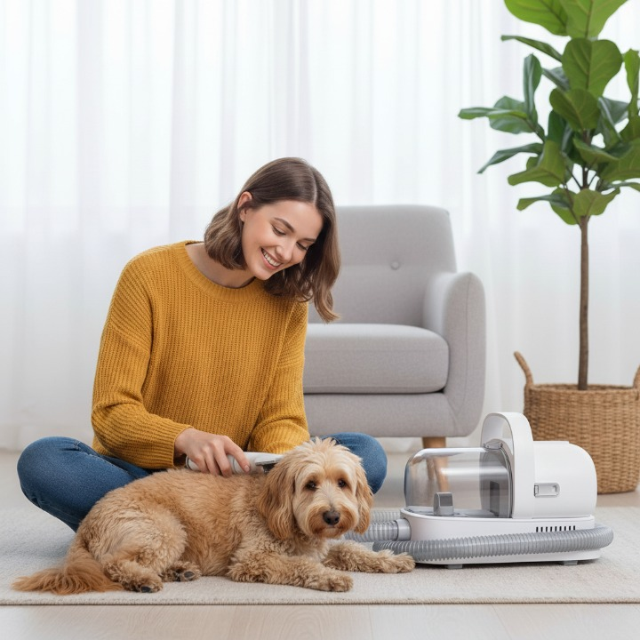 ערכת הואקום המקצועית לטיפוח חיות מחמד