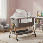 מיטת תינוק ניידת עם גלגלים - עריסה מתנדנדת - SPORTDESIGN