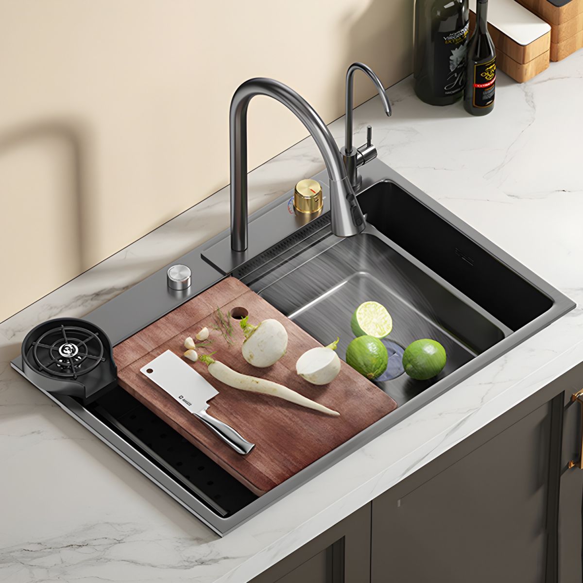 כיור מטבח קומפלט נירוסטה מבית קאזה הום