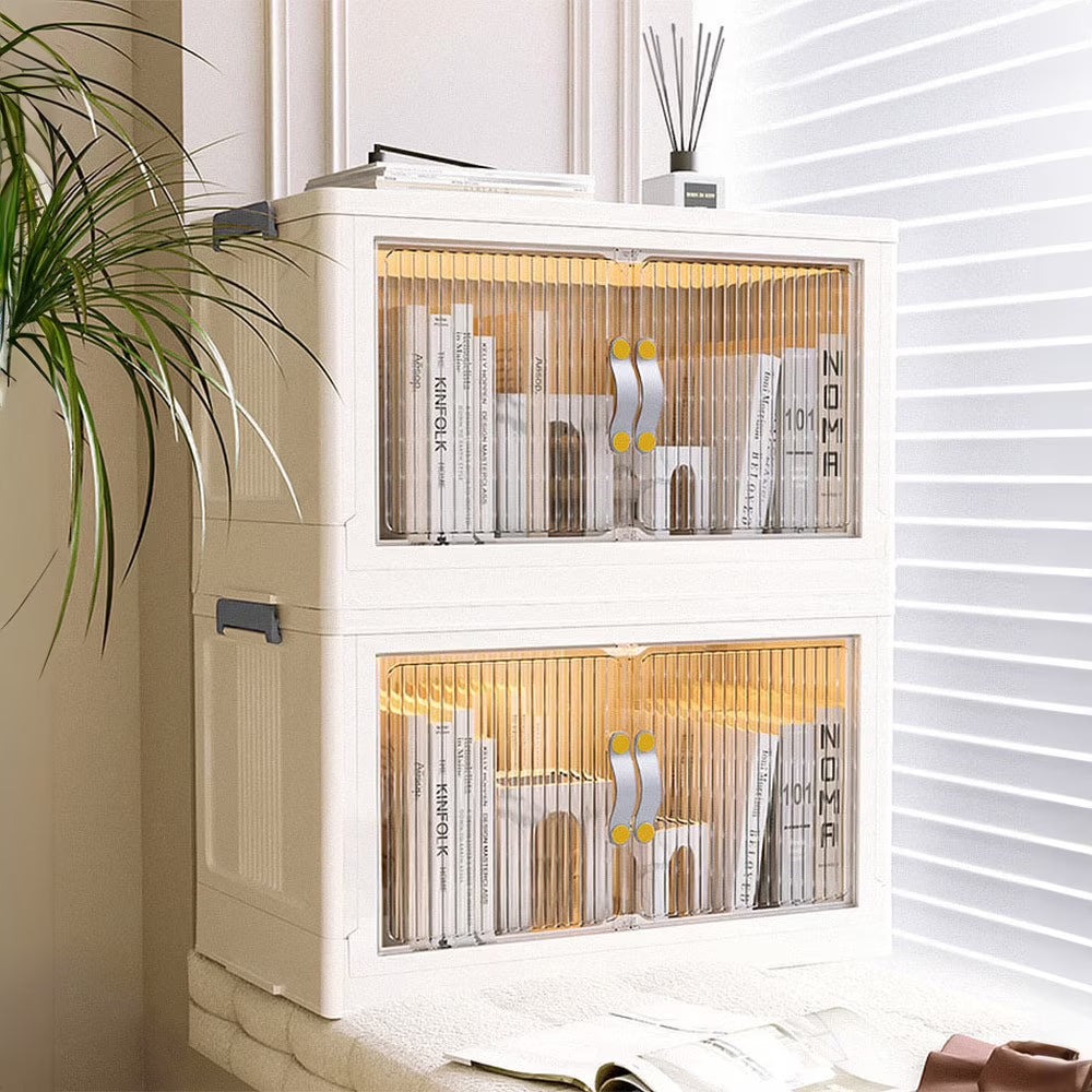 ארונית אחסון עם מכסים ודלתות-דגם פאריס