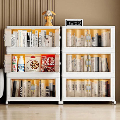 ארונית אחסון עם מכסים ודלתות-דגם פאריס