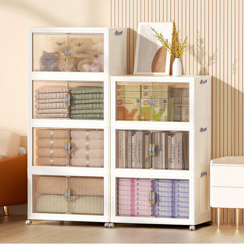 ארונית אחסון עם מכסים ודלתות-דגם פאריס