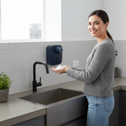 מתקן סבון ללא מגע חדשני (צבע כחול) מבית PLUZZ