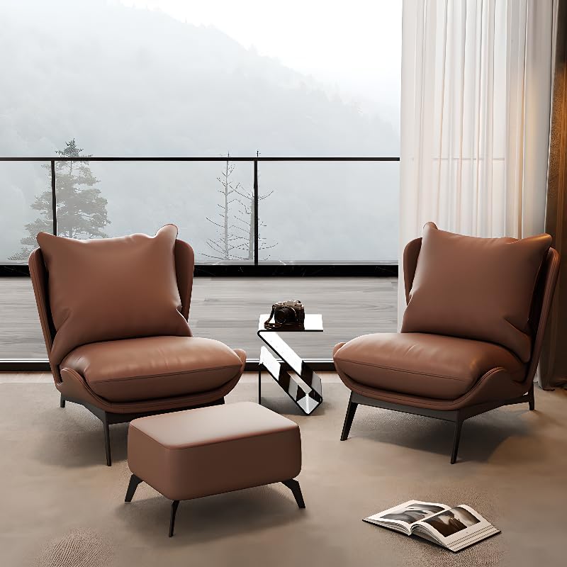 כורסא משולבת הדום דמוי עור  דגם שרונא