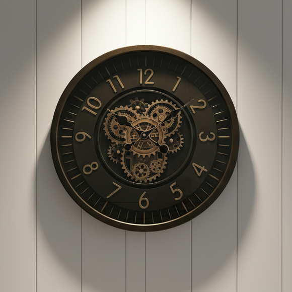 מגוון שעוני קיר ענקיים מעוצבים ומיוחדים מתחם ממתכת