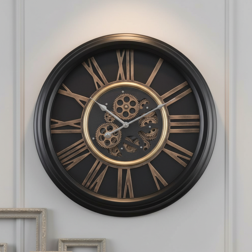 מגוון שעוני קיר ענקיים מעוצבים ומיוחדים מתחם ממתכת