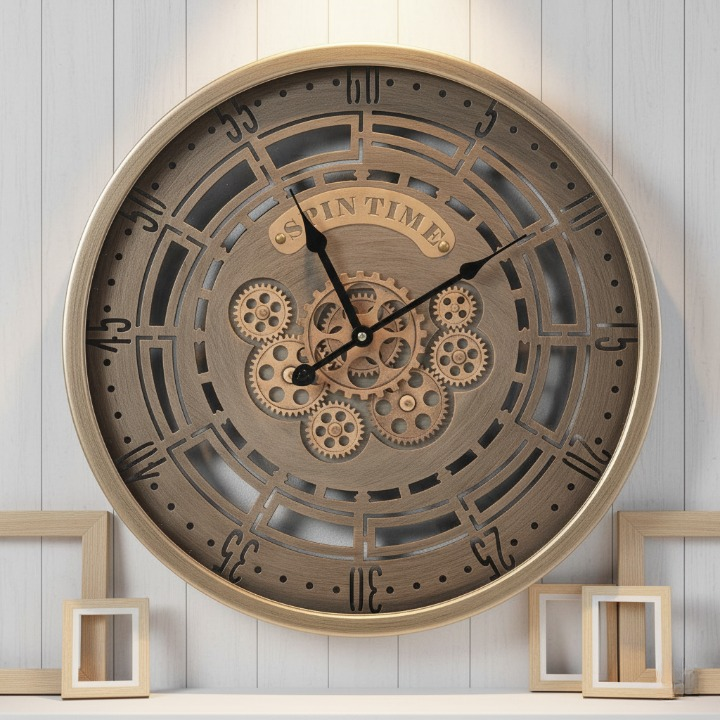 מגוון שעוני קיר ענקיים מעוצבים ומיוחדים מתחם ממתכת