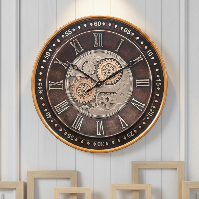 מגוון שעוני קיר ענקיים מעוצבים ומיוחדים מתחם ממתכת