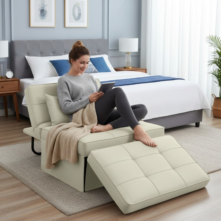 כורסא 4 ב 1 רב פונקציולנית- עם משענת גב וכרית מתכוונת