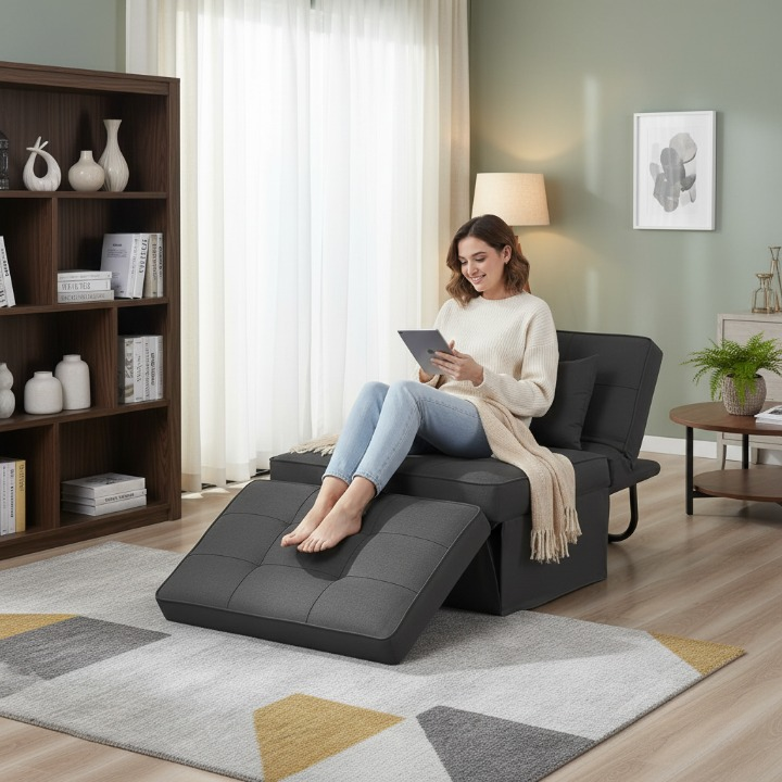 כורסא 4 ב 1 רב פונקציולנית- עם משענת גב וכרית מתכוונת