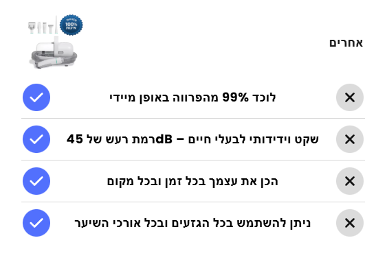BAW מוצרים שחייבים בכל בית