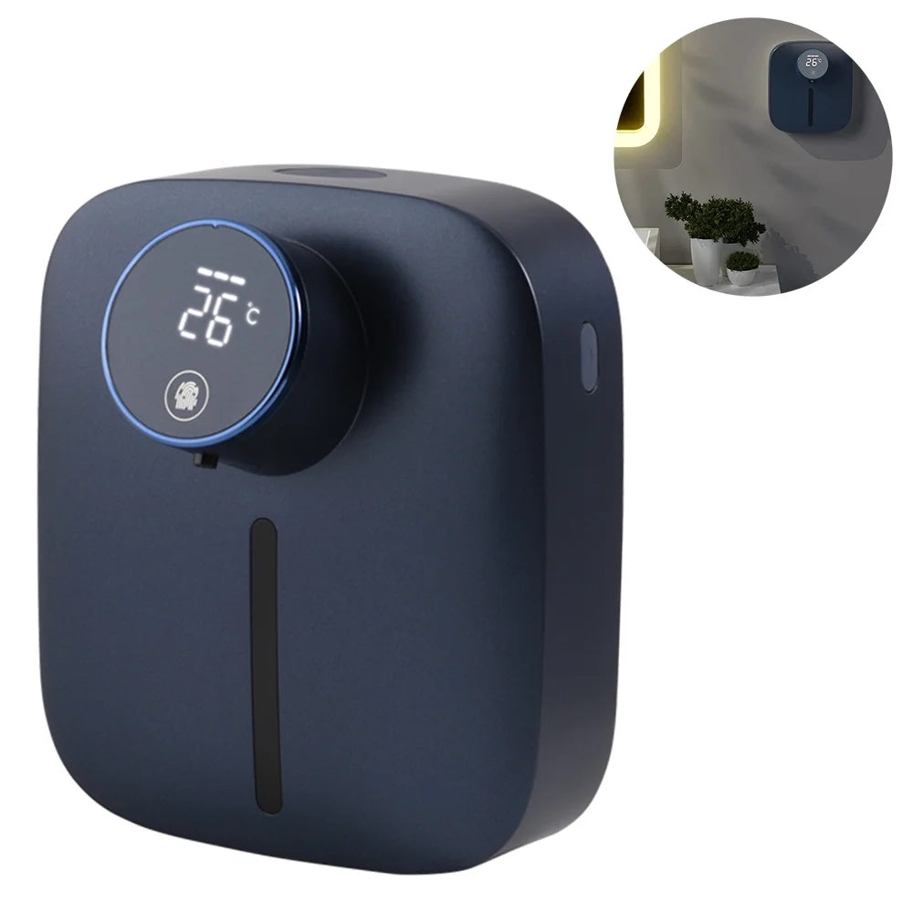 מתקן סבון ללא מגע חדשני (צבע כחול) מבית PLUZZ