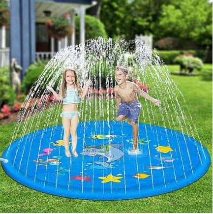 שטיח משחק מתנפח משפריץ מים