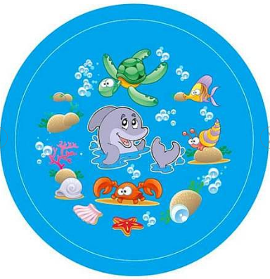 שטיח משחק מתנפח משפריץ מים