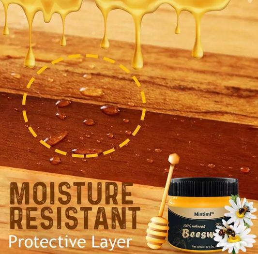 שעוות דבורים מסורתית לריהוט רצפה, שולחנות, כיסאות, ארונות - MINTIML™